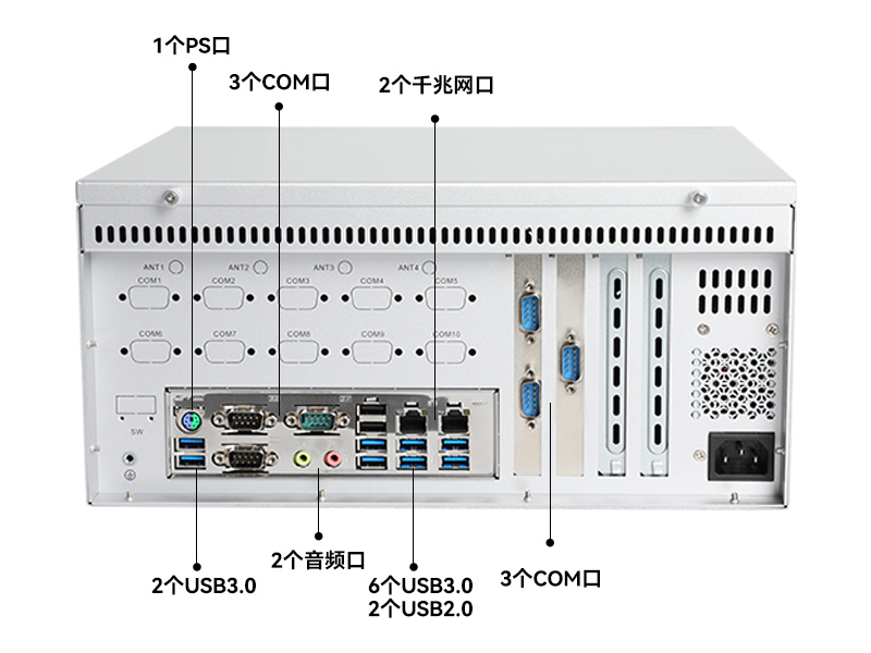 國產化工業電腦|兆芯芯片處理器主機|DT-5206-B6780AMC