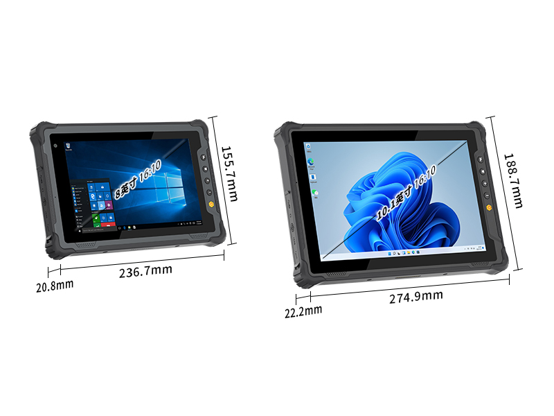 10.1英寸手持工業平板|戶外陽光可視|IP65等級防護|DTZ-I1001E-N100 